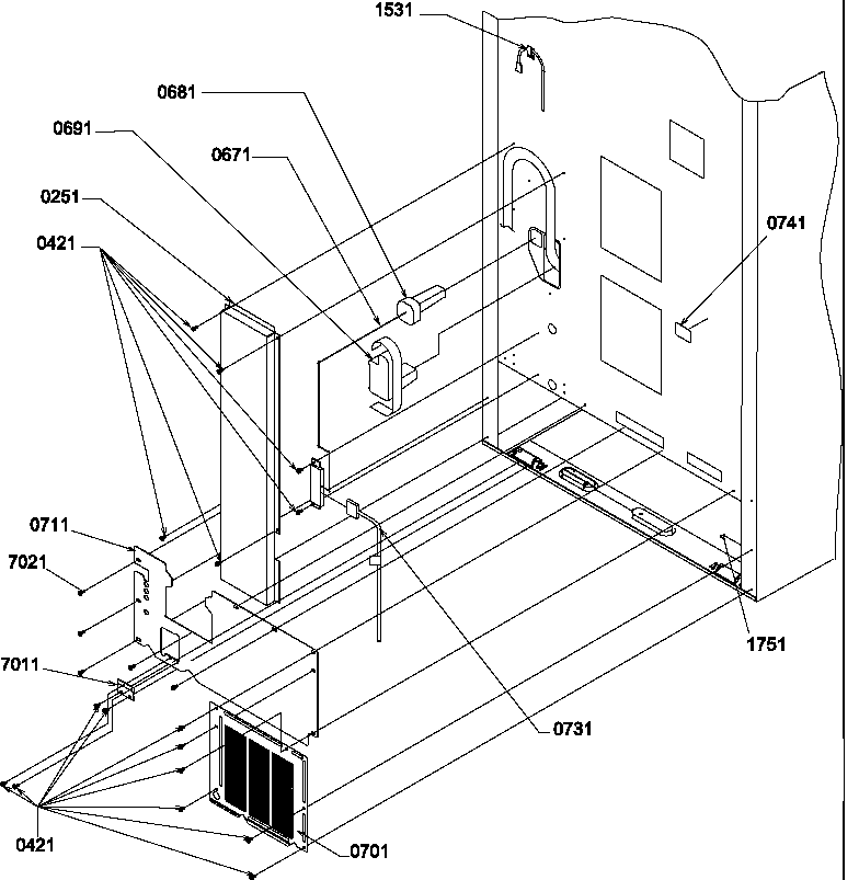 Cabinet back