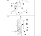 Amana PHB24C02E/P1204501C reversing valve weldment diagram