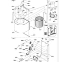 Amana PHB30C02E/P1204502C blower/control panel diagram