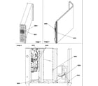 Amana PHB36C02D/P1214403C coils/gasket diagram