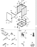 Front panel, base and cabinet, and special tools
