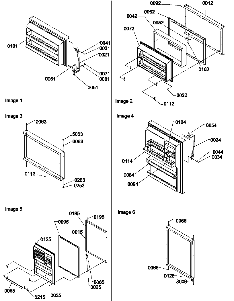 Door assemblies and handles