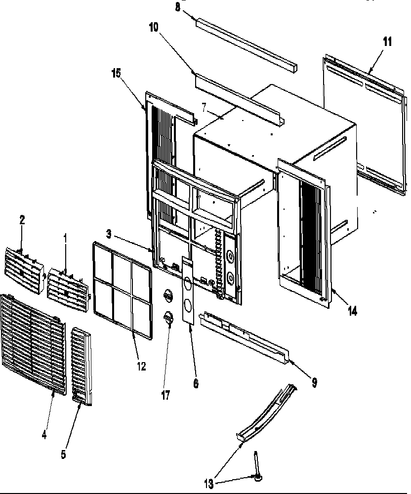 Outer case assy