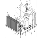 Amana AC10190A1D-P1225014R compressor assy diagram