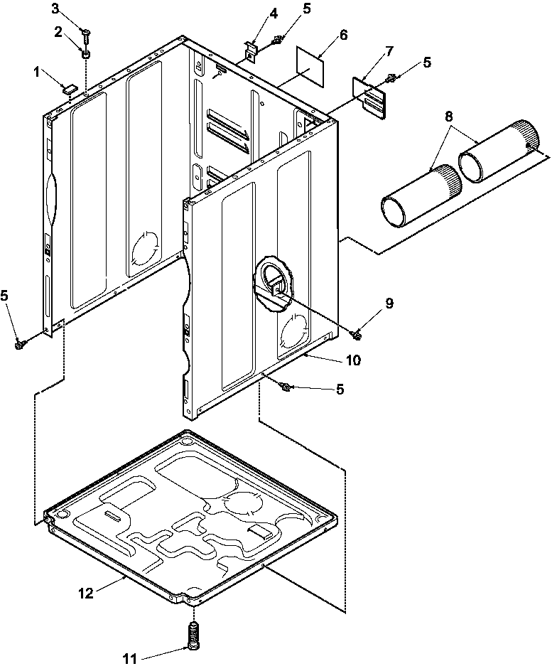 Cabinet and base