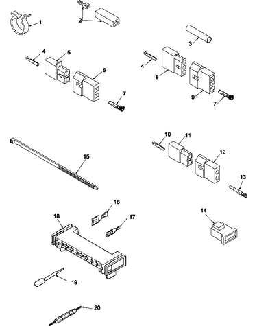 Terminals and motor connection  block