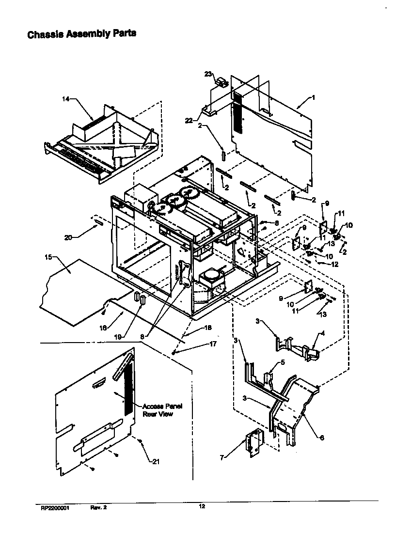 Chassis assembly parts
