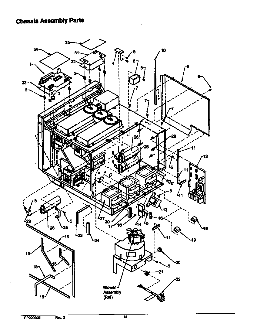 Chassis assembly parts