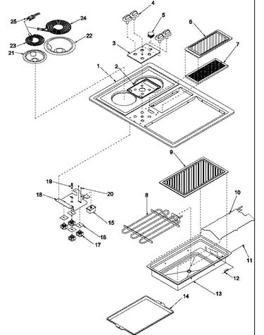 Main top (akes3060e/p1131752ne) (akes3060e/p1131756ne) (akes3060e/p1131758ne) (akes3060ww/p1131752nww) (akes3060ww/p1131756nww) (akes3060ww/p1131758nww)
