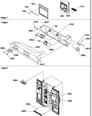 Facade dispnsr cover/electronic brcket assy/toe grille