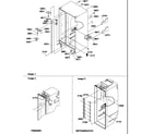 Amana SRDE528VW-P1320403WW cabinet parts diagram