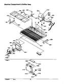 Machine compartment & muffler assy