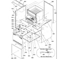 Amana GUIC115DA50/P1226607F cabinet assembly diagram