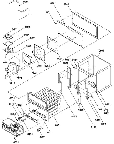 Partition tube assembly & collector box