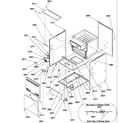 Amana GCIC070DX30/P1226802F cabinet assembly diagram