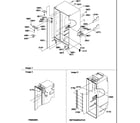 Amana SRD528VW-P1320402WW cabinet parts diagram