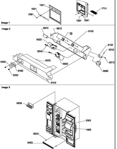 Facade dispnsr cover/electronic brcket assy/toe grille