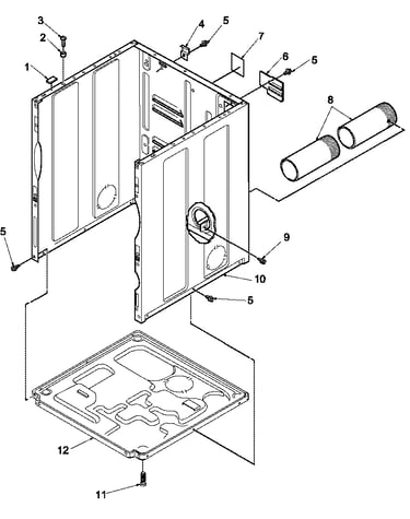 Cabinet and base