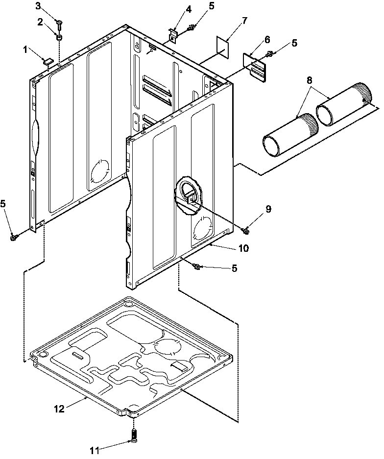Cabinet and base