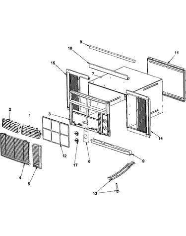 Outer case assy