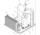 Amana RC05010A1D/PRC05010A1D compressor assy diagram