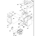 Amana BBC48A2A/P1206407C cabinet assembly diagram