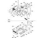 Amana SBDE522VW-P1320305WW ice bucket auger and ice maker parts diagram
