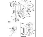 Amana SX522VE-P1320501WE cabinet parts & toe grille diagram