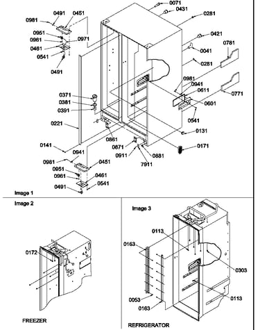 Cabinet parts & toe grille