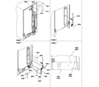 Amana SX522VW-P1320501WW cabinet back diagram