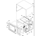 Amana RCS820LW-P1140409M outer cabinet diagram