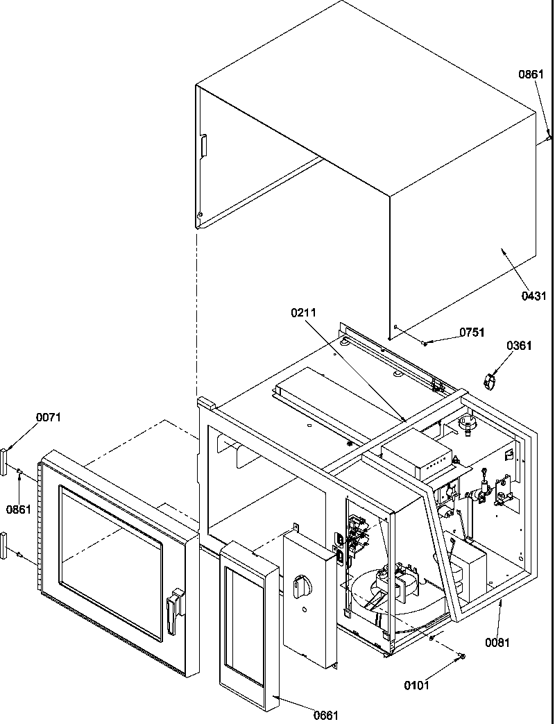 Outer cabinet