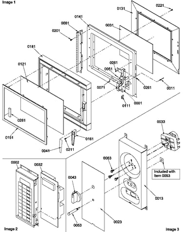 Door and control assy
