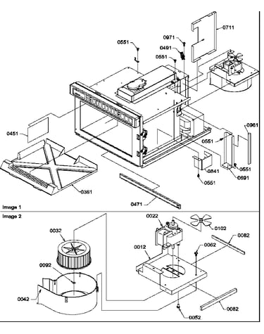 Splash shield/blower