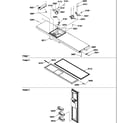 Amana SRD522VW-P1320301WW freezer door diagram