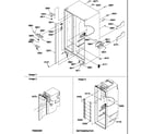 Amana SRD522VE-P1320301WE cabinet parts diagram