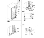 Amana SRD522VE-P1320301WE cabinet back diagram