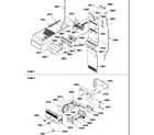 Amana SRD522VE-P1320301WE ice maker/control assy diagram