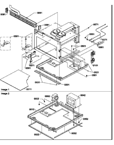 Control/antenna & basepan assembly