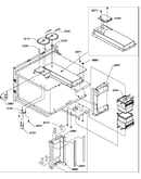 Magnetron/stirrer motor
