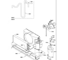 Amana PTH093A15AA/P1202271R compressor/tubing diagram