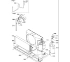 Amana PTC123A50BA/P1216321R compressor/tubing diagram
