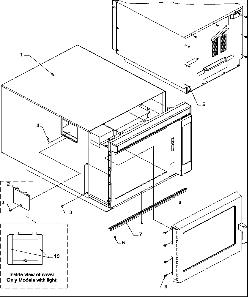 OUTER CASE & DOOR REMOVAL