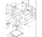 Amana CMM2230CS-P1194123M oven cavity & stirrer system diagram