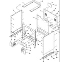 Amana ARG3600WW-P1143372NWW cabinet diagram
