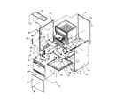 Amana GUIA115CA50/P1207207F cabinet assembly diagram
