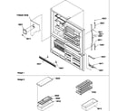 Amana BX21VL-P1321503WL door handles & accessories diagram