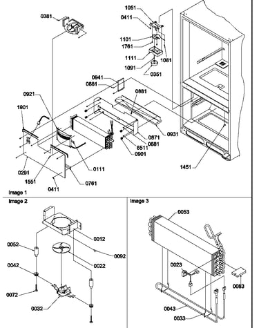 Evaporator & freezer control assembly
