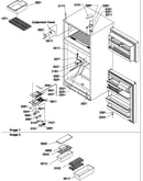 Door, hinges and accessories