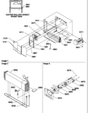 Evaporator and fan motor assemblies